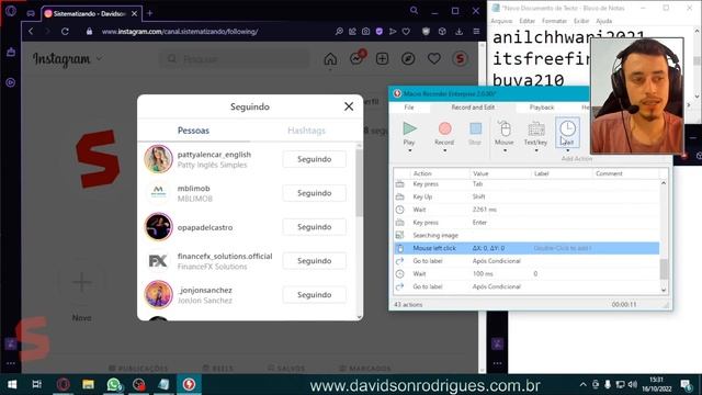 TUTORIAL AVANÇADO DE MACRO RECORDER смотреть онлайн