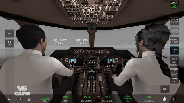 Boeing 747-8i Heavy Take Off In Storm❌✈️| RFS - Real Flight Simulator PRO Android Gameplay