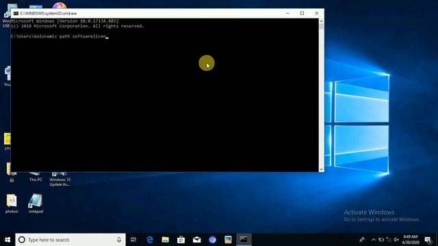 How to check your Product key in Window by command prompt. смотреть онлайн