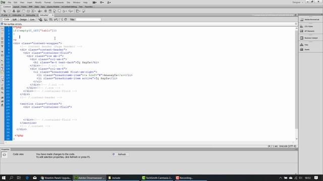 PHP ADMİN PANELİ LİSTE SAYFASINI OLUŞTURMAK - PHP DERSLERİ - DERS 9 смотреть онлайн