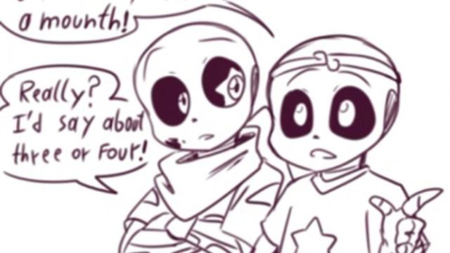 Short undertale AU comic ( geno x reaper ?) смотреть онлайн