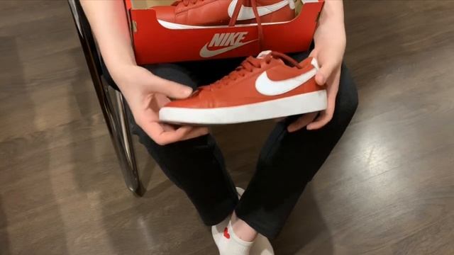 Nike W Blazer Low LE обзор женской модели кроссовок | Nika Like Nike обозревает (найки) кроссы смотреть онлайн