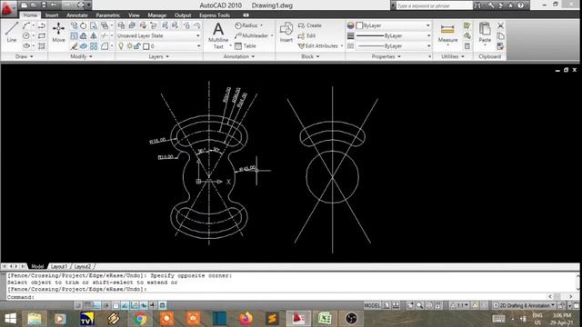 Autocad Exercise 21 смотреть онлайн