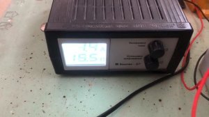 Зарядное устройство для аккумулятора Вымпел 57 и аккумулятор Солите . Повышаю вольтаж .