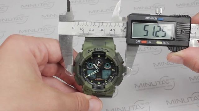 Обзор наручных часов CASIO G-SHOCK GA-100MM-3A - видеообзор от интернет-магазина MinutaShop.ru смотреть онлайн