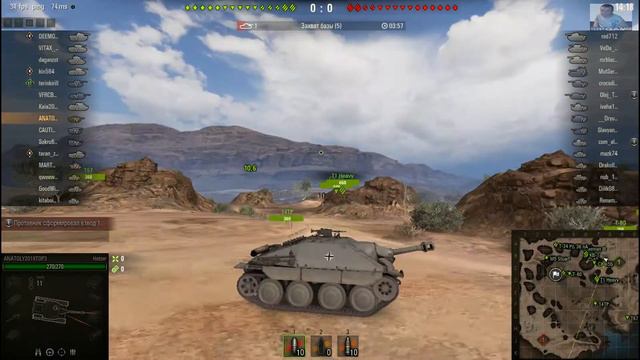 Покупка немецкого танка Hetzer и тест в бою. смотреть онлайн