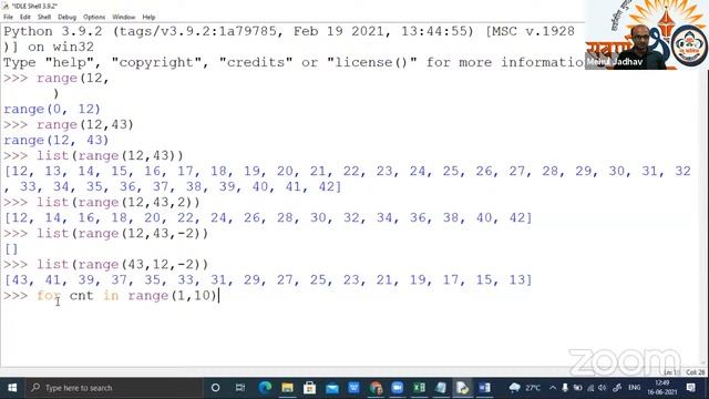 Two Days State Level Online Workshop on "Python Programming" Day 1 смотреть онлайн