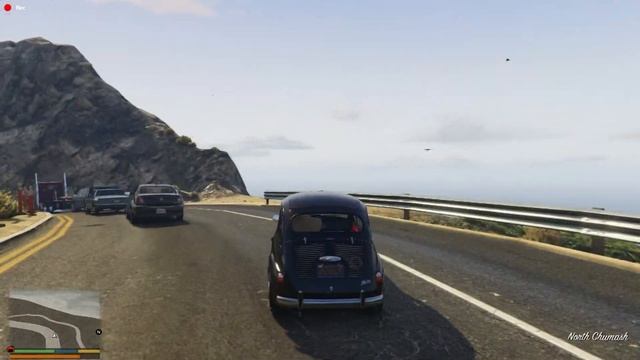 Driving a 1955 Fiat 600 in GTA 5 смотреть онлайн