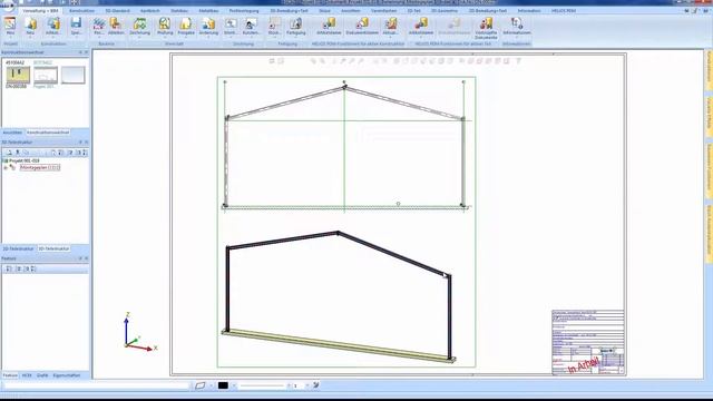 HiCAD 2017 SP1 | ShortClips: Mounting drawings смотреть онлайн
