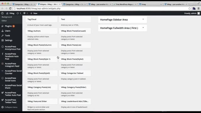 Free WordPress Theme Vmag - How to Configure Block Section In HomePage | WordPress Tutorial смотреть онлайн
