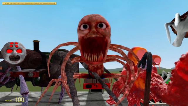 Everything Turned Into Monster: Bus Eater,Train,Car Eater (Garry's Mod) смотреть онлайн