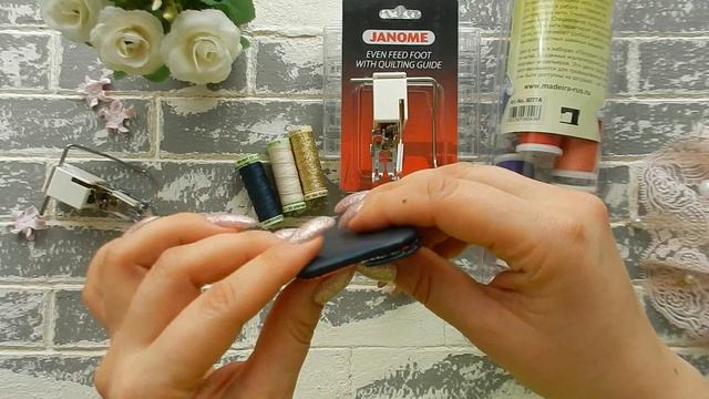 Швейные нитки в скрапбукинге и верхний транспортёр, мой эксперимент. смотреть онлайн