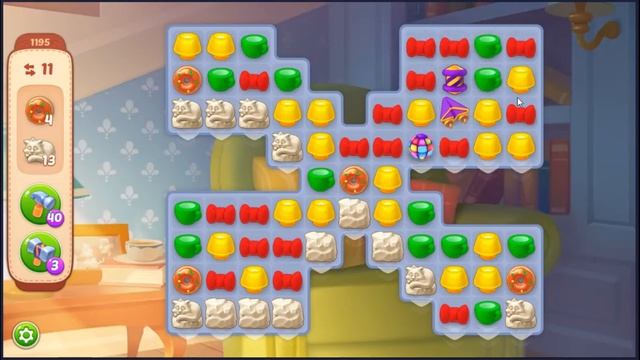 Homescapes Level 1195 - NO BOOSTERS ? | SKILLGAMING ✔️