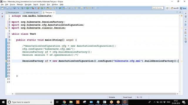 Hibernate - Annotations, hbm2ddl.auto, Hibernate States By Madhu Vundavalli смотреть онлайн