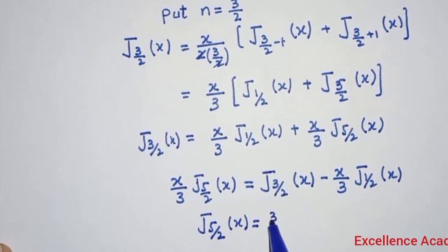 bessel's function, show that j(5/2)(x)=? , properties of bessel's function смотреть онлайн