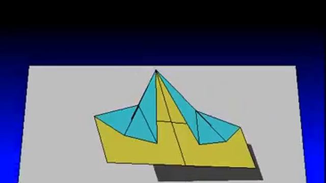 Как сделать бумажный самолет-Barracuda-Барракуа-хорошо летающий! №-3 смотреть онлайн