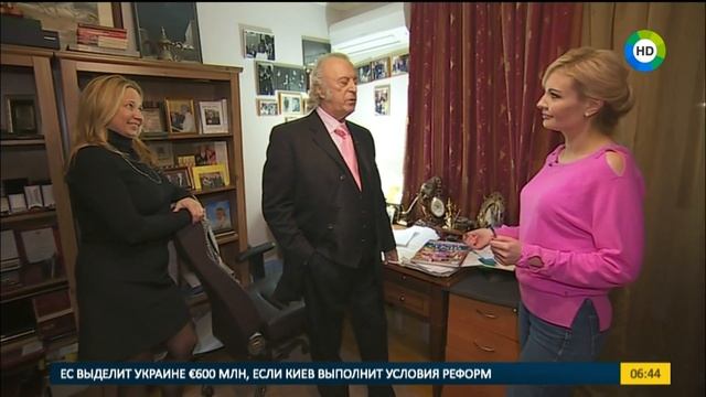 В гостях у знаменитого поэта и композитора Ильи Резника. смотреть онлайн