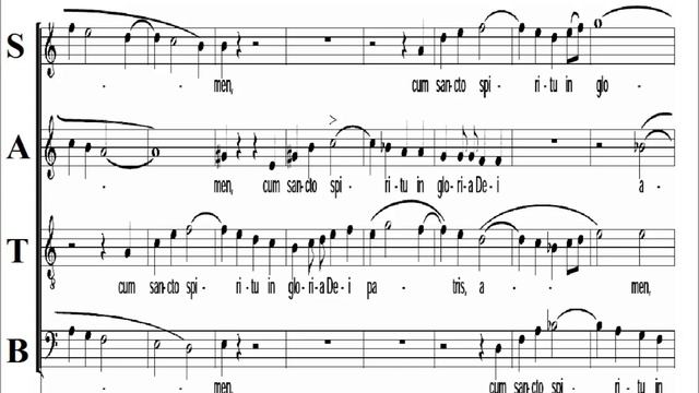 Beethoven - Op86 - Mass in C Major - 2c Gloria - Quoniam - Bass смотреть онлайн