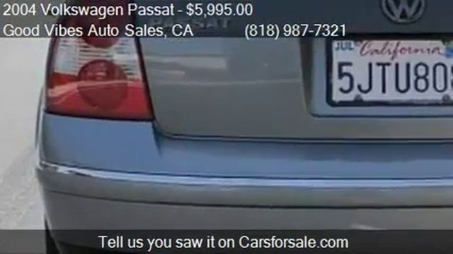 2004 Volkswagen Passat GLX for sale in North Hollywood, CA 9 смотреть онлайн