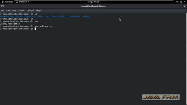 How to create and execute shell script on Oracle Linux 8 смотреть онлайн
