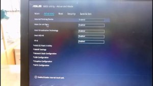 Reboot and select proper Boot Device or insert boot media in ASUS Model Laptop BIOS Version 312..