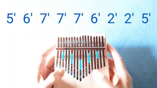 Scott Joplin - The Entertainer (Easy Kalimba Tabs/Tutorial/Play-Along) - Kalimba Cover смотреть онлайн