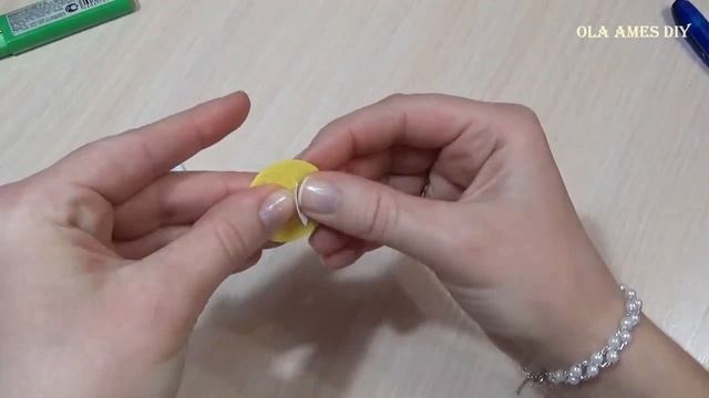 Канзаши/Крепление резинки к основе/Основа для резинок МК/Основа из фетра/Ola ames DIY смотреть онлайн
