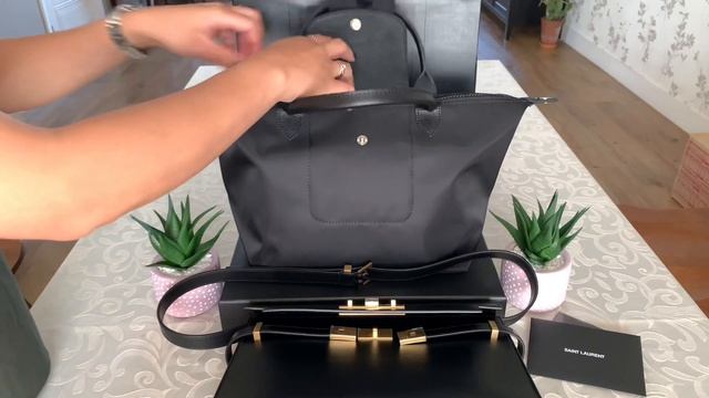 YSL MANHATTAN SHOULDER BAG UNBOXING || SAINT LAURENT || WHAT CAN FIT INSIDE смотреть онлайн