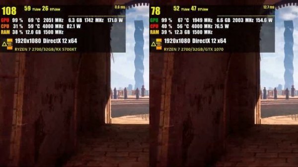 RX 5700XT VS GTX 1070