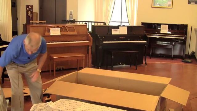 Bill Jones Music | How to assemble a Yamaha Arius Digital Piano! смотреть онлайн