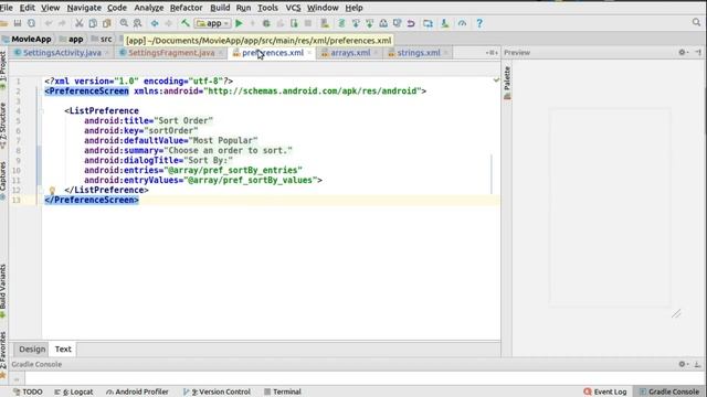 ANDROID MOVIE APP, ENHANCED SETTINGS PAGE смотреть онлайн