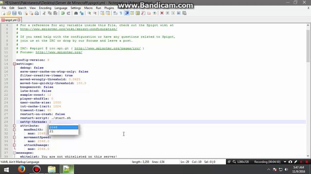 Cum sa configurezi Spigot.yml si Bukkit.yml смотреть онлайн