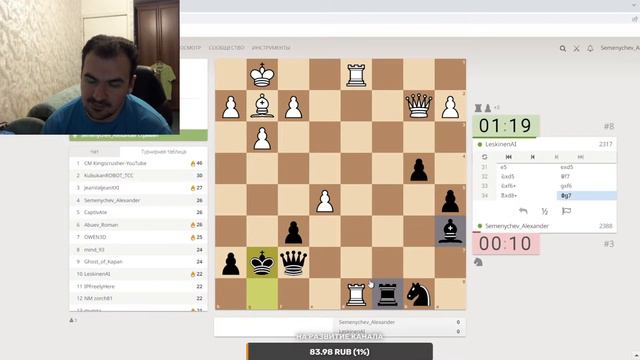 Турниры на «lichess.org» [RU] смотреть онлайн