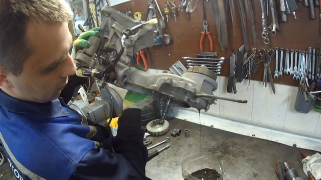 РЕМОНТ ПОСЛЕ РЕМОНТА! Honda Dio 34 Cesta. смотреть онлайн