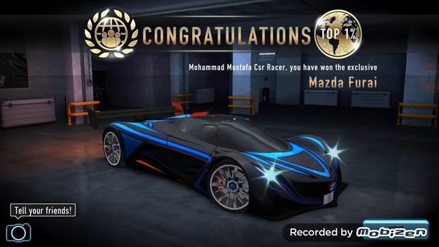 Csr racing Mazda Furai season смотреть онлайн