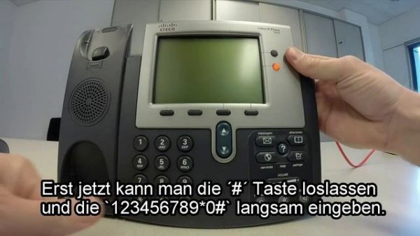 Factory reset Cisco Phone 7942