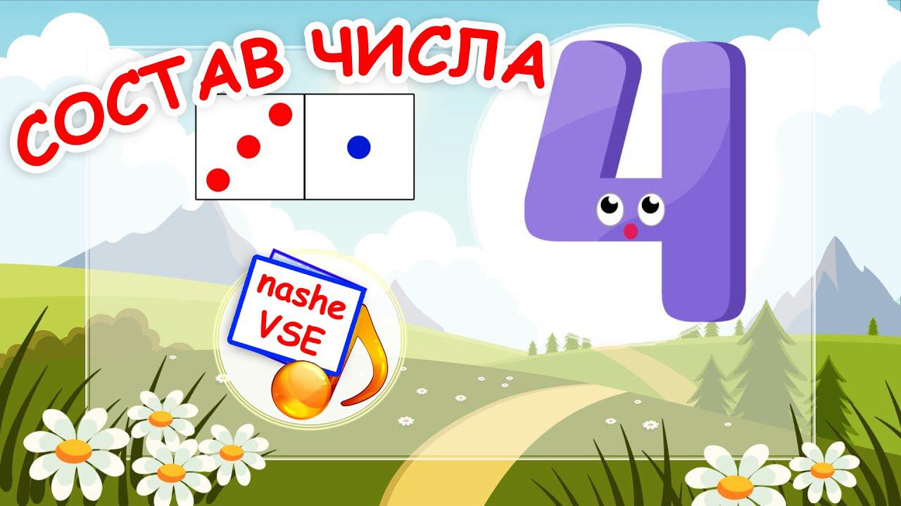 Состав числа 4. Музыкальная математика. Папа V теме смотреть онлайн