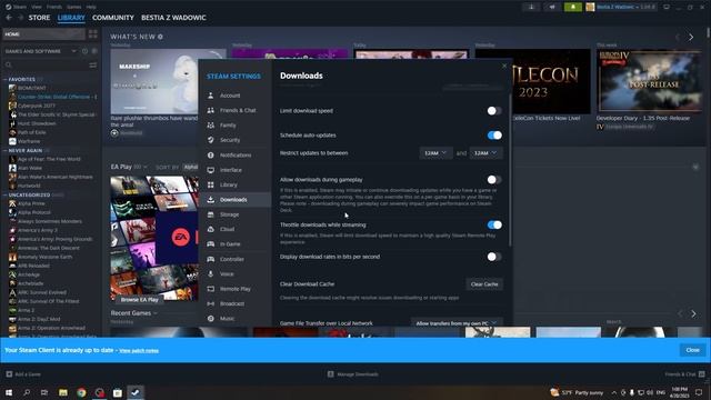 How To Clear Download Cache On Steam 2023 | Steam NEW UI UPDATE смотреть онлайн