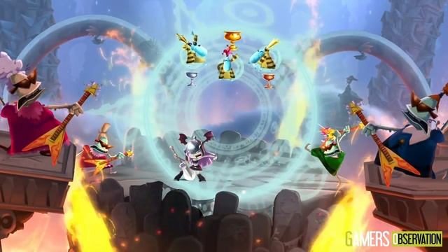 Rayman Legends все музыкальные уровни. смотреть онлайн