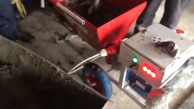 Заполнения межпанельных швов растворонасосом Sertamaster CPS 380V