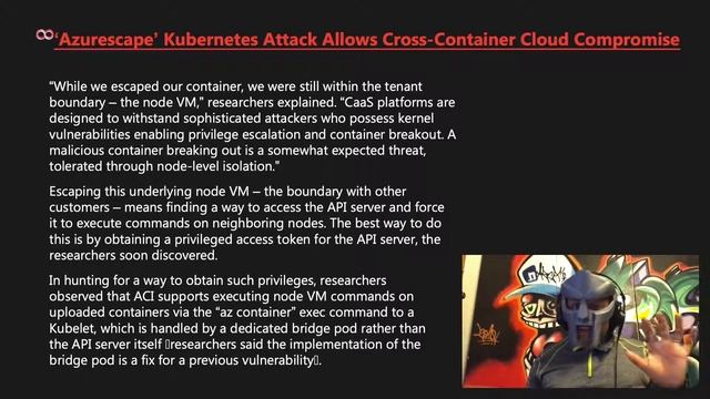 Azurescape Kubernetes Attack Allows Cross-Container Cloud Compromise смотреть онлайн