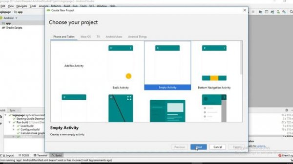 Error running app - Default Activity Not Found in android studio