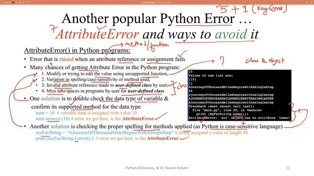 Python | AttributeError | Ways to avoid смотреть онлайн