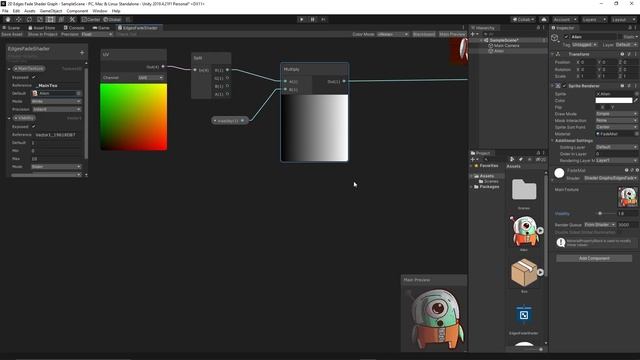 2D Edges Directional Fade Shader Graph - Beginner Friendly Unity Tutorial смотреть онлайн