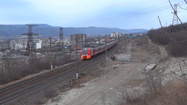 Электропоезд "Ласточка" Ростов-Новороссийск смотреть онлайн