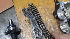 Буран Лидер , замена цепи редуктора на усиленную с шагом 12,7 .