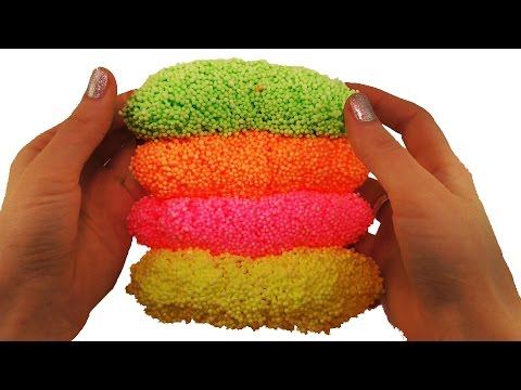 ★ How To Make Colors Cheese Stick Slime Clay DIY Foam Clay Slime Play For Kids Roma Show смотреть онлайн