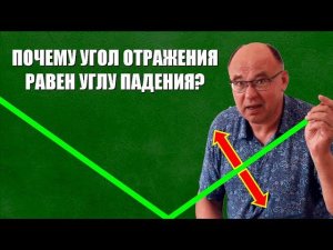 Почему угол отражения равен углу падения?