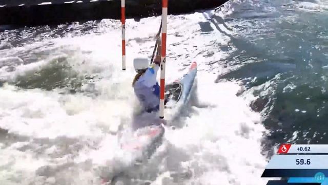 Чемпіонат світу (слалом). Байдарка. Півфінал. Вікторія УС. World slalom champ Victory смотреть онлайн