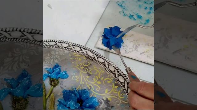 Скульптурная живопись. Мастер класс. "Васельки" смотреть онлайн